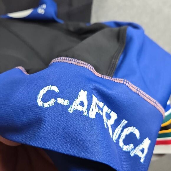 Pactimo Cycling Bib Medium Africa flag Padded shorts - Picture 6 of 9